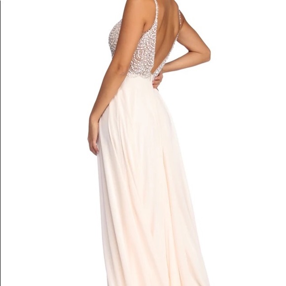 Windsor Formal Pearl Chiffon Dress - Picture 8 of 10